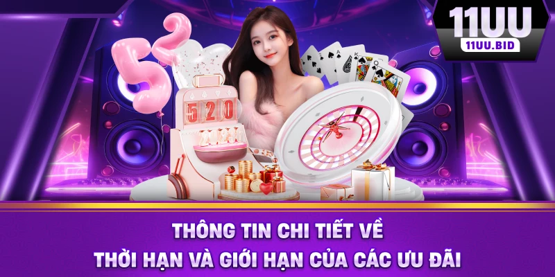 Thông tin chi tiết về thời hạn và giới hạn của các ưu đãi